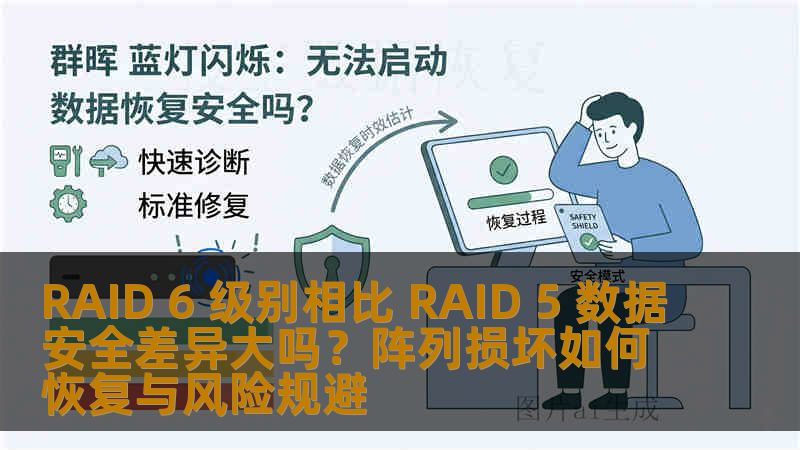 RAID 6 级别相比 RAID 5 数据安全差异大吗？阵列损坏如何恢复与风险规避