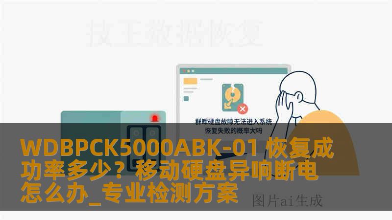 WDBPCK5000ABK-01 恢复成功率多少？移动硬盘异响断电怎么办_专业检测方案