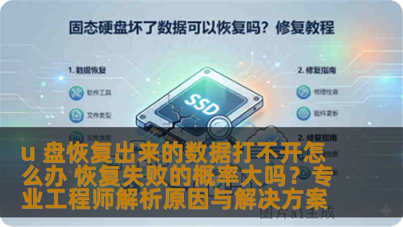 u 盘恢复出来的数据打不开怎么办 恢复失败的概率大吗？专业工程师解析原因与解决方案