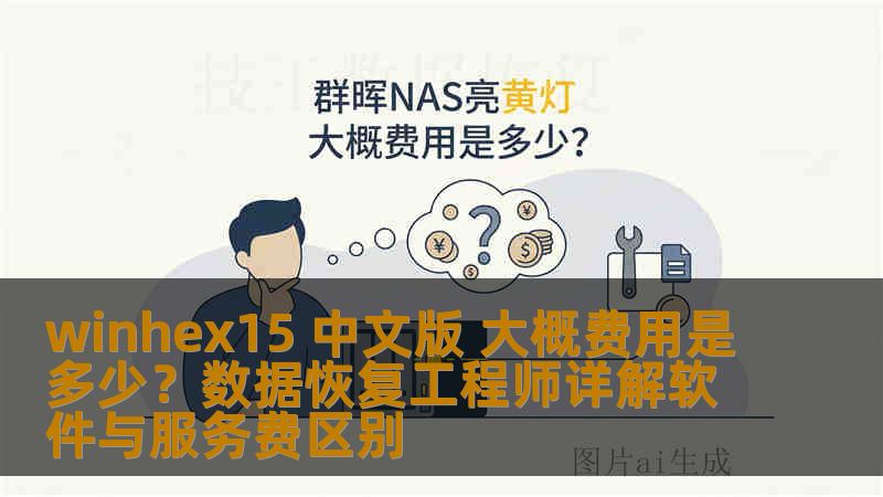winhex15 中文版 大概费用是多少？数据恢复工程师详解软件与服务费区别