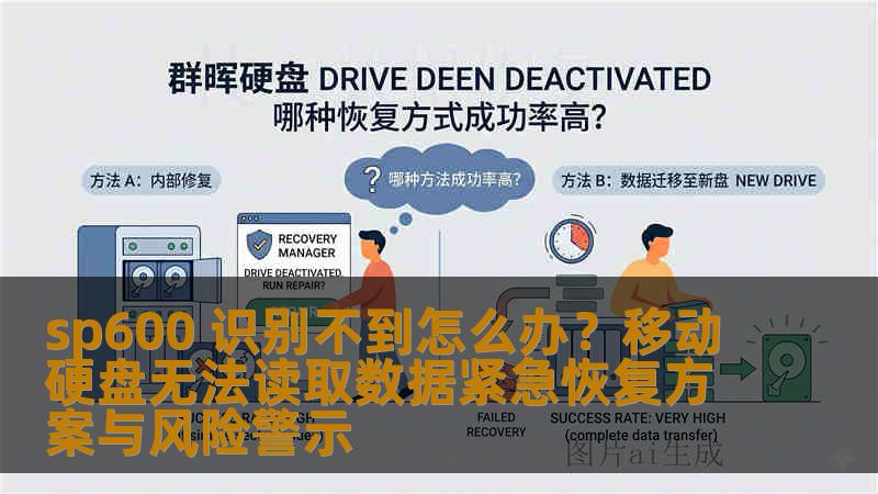 sp600 识别不到怎么办？移动硬盘无法读取数据紧急恢复方案与风险警示