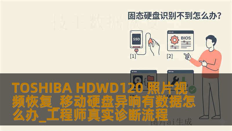 TOSHIBA HDWD120 照片视频恢复_移动硬盘异响有数据怎么办_工程师真实诊断流程