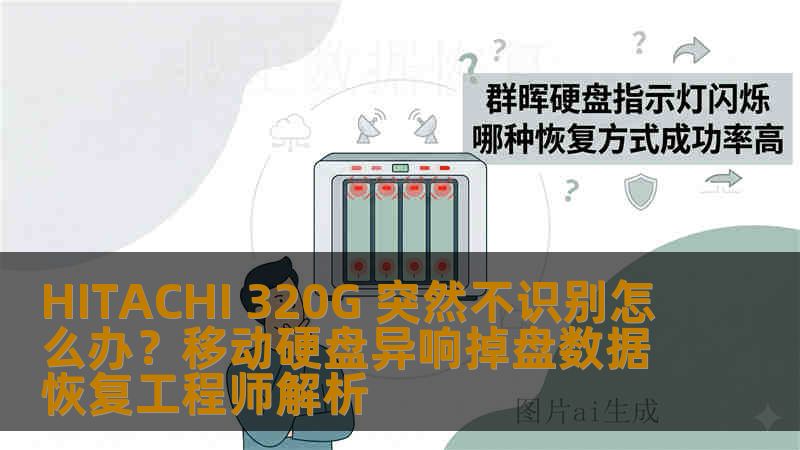 HITACHI 320G 突然不识别怎么办？移动硬盘异响掉盘数据恢复工程师解析