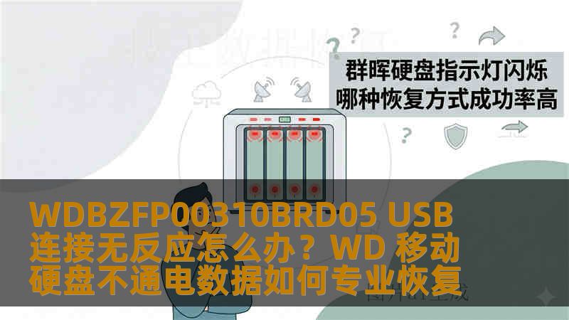 WDBZFP00310BRD05 USB 连接无反应怎么办?WD 移动硬盘不通电数据如何专业恢复 WDBZFP00310BRD05 USB 连接无反应怎么办?WD 移动硬盘不通电数据如何专业恢复