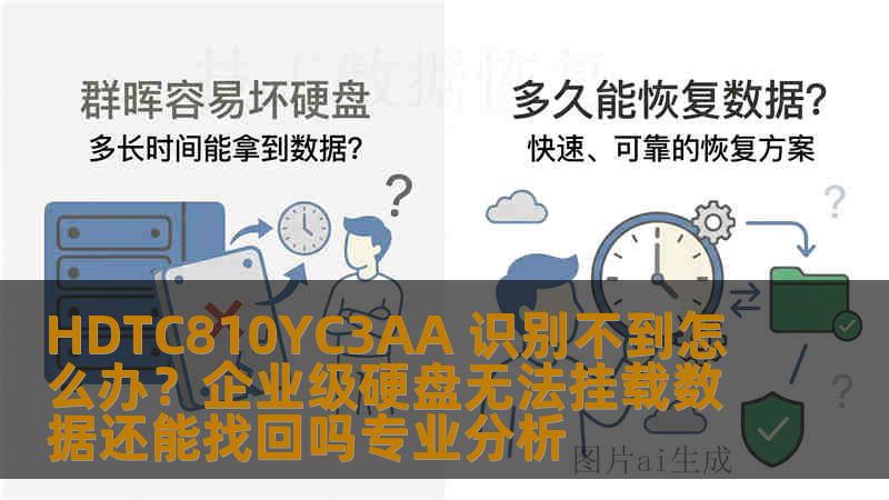 HDTC810YC3AA 识别不到怎么办？企业级硬盘无法挂载数据还能找回吗专业分析