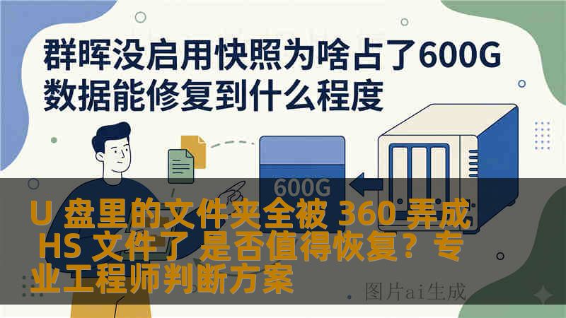 U 盘里的文件夹全被 360 弄成 HS 文件了 是否值得恢复？专业工程师判断方案