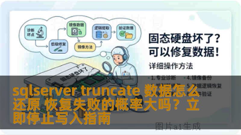 sqlserver truncate 数据怎么还原 恢复失败的概率大吗？立即停止写入指南