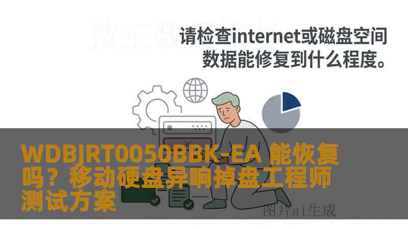 WDBJRT0050BBK-EA 能恢复吗？移动硬盘异响掉盘工程师测试方案