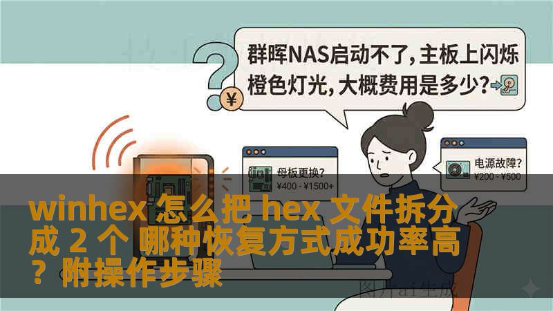 winhex 怎么把 hex 文件拆分成 2 个 哪种恢复方式成功率高？附操作步骤