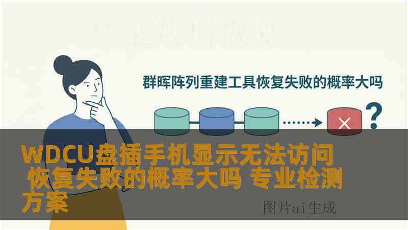 WDCU盘插手机显示无法访问 恢复失败的概率大吗 专业检测方案