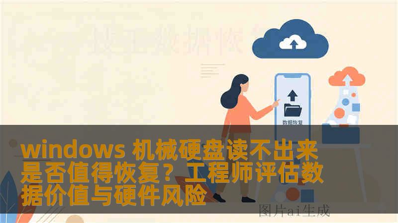 windows 机械硬盘读不出来 是否值得恢复？工程师评估数据价值与硬件风险