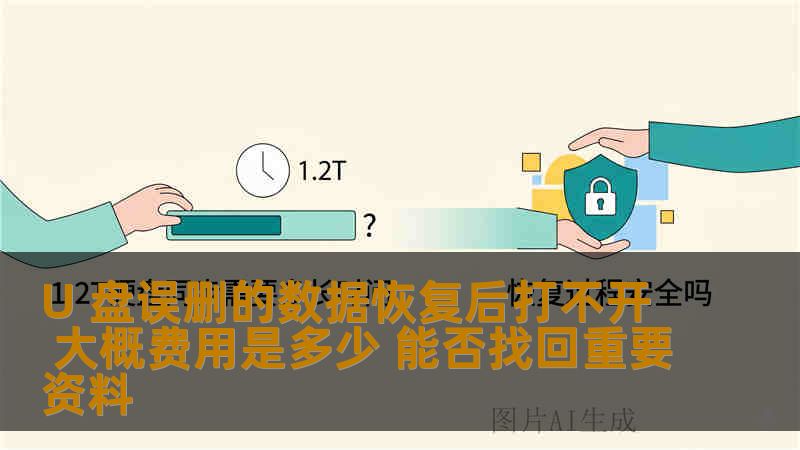 U 盘误删的数据恢复后打不开 大概费用是多少 能否找回重要资料