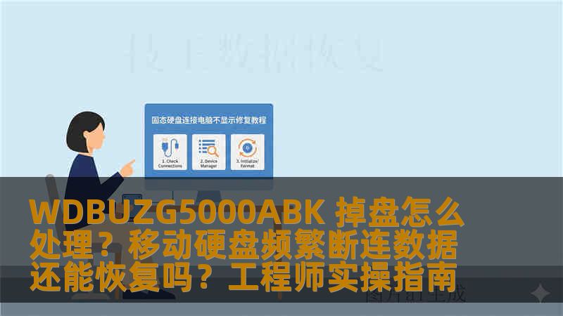 WDBUZG5000ABK 掉盘怎么处理？移动硬盘频繁断连数据还能恢复吗？工程师实操指南