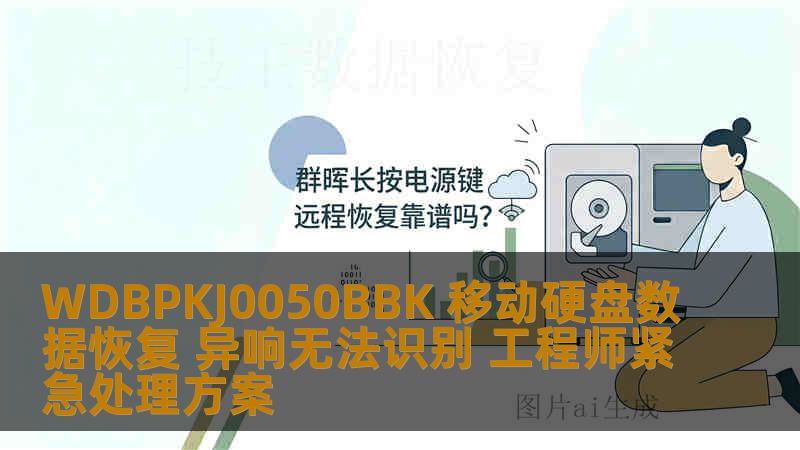WDBPKJ0050BBK 移动硬盘数据恢复 异响无法识别 工程师紧急处理方案