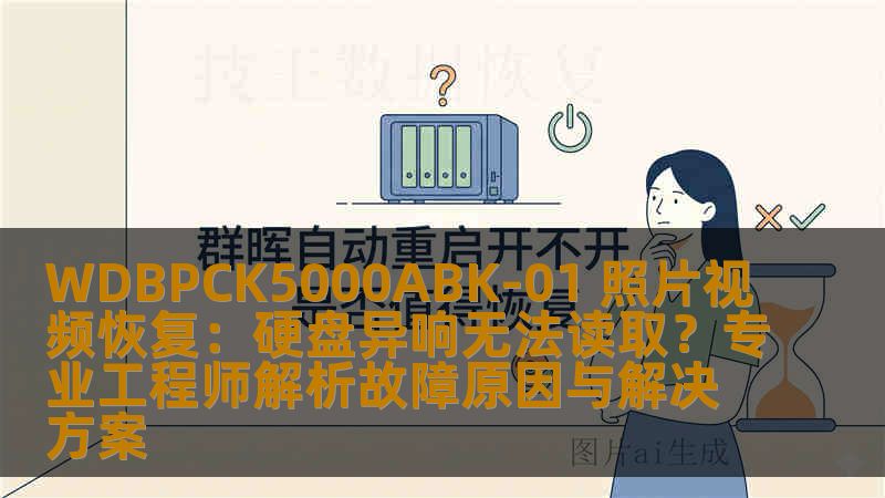 WDBPCK5000ABK-01 照片视频恢复：硬盘异响无法读取？专业工程师解析故障原因与解决方案