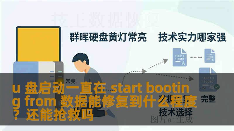 u 盘启动一直在 start booting from 数据能修复到什么程度？还能抢救吗