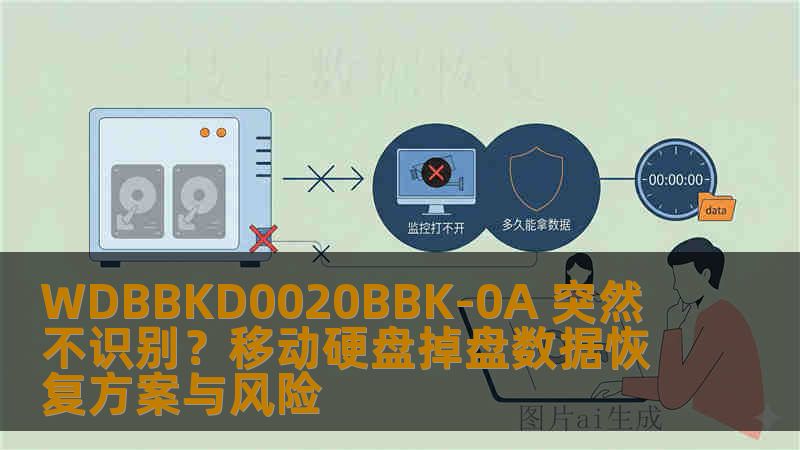 WDBBKD0020BBK-0A 突然不识别？移动硬盘掉盘数据恢复方案与风险