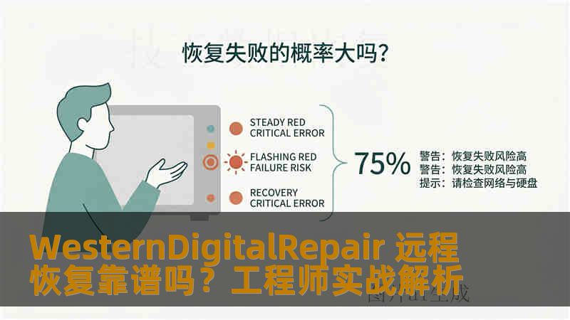 WesternDigitalRepair 远程恢复靠谱吗？工程师实战解析