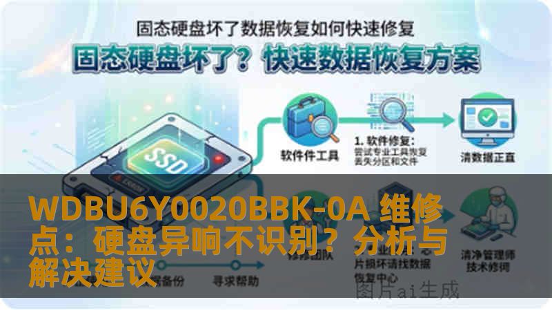 WDBU6Y0020BBK-0A 维修点：硬盘异响不识别？分析与解决建议