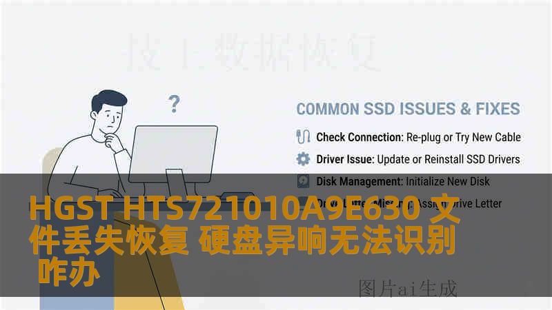 HGST HTS721010A9E630 文件丢失恢复 硬盘异响无法识别 咋办