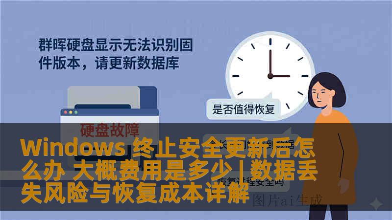 Windows 终止安全更新后怎么办 大概费用是多少 | 数据丢失风险与恢复成本详解