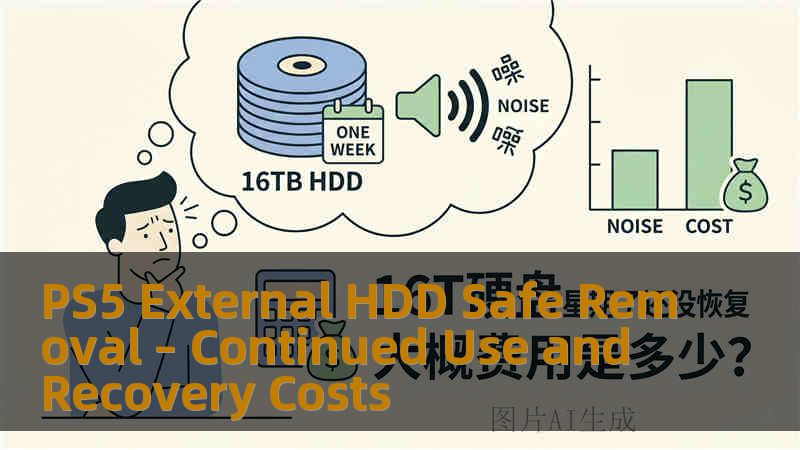 PS5 External HDD Safe Removal – Continued Use and Recovery Costs