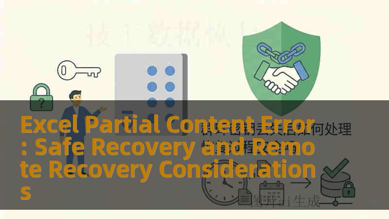 Excel Partial Content Error: Safe Recovery and Remote Recovery Considerations
