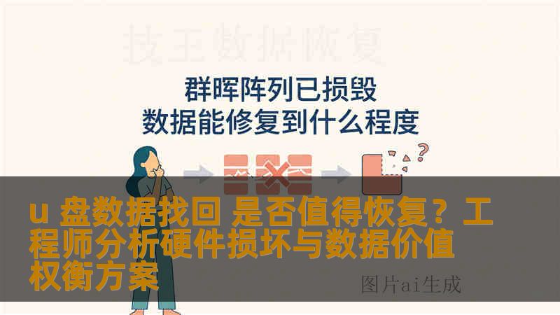 u 盘数据找回 是否值得恢复？工程师分析硬件损坏与数据价值权衡方案