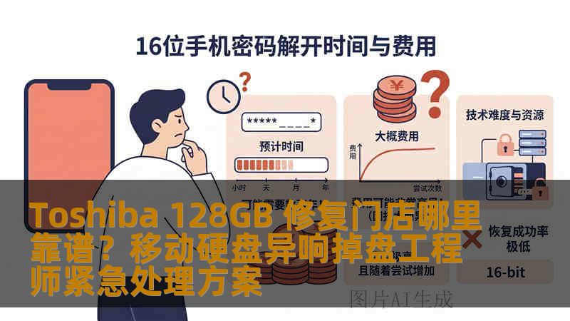 Toshiba 128GB 修复门店哪里靠谱？移动硬盘异响掉盘工程师紧急处理方案