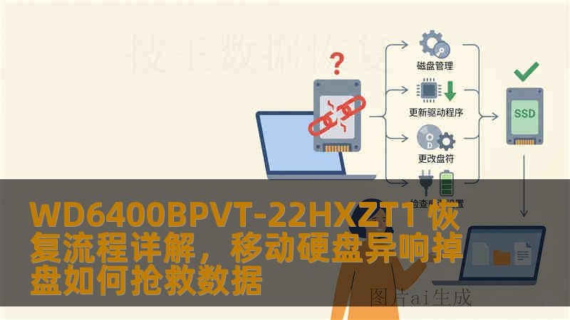 WD6400BPVT-22HXZT1 恢复流程详解，移动硬盘异响掉盘如何抢救数据