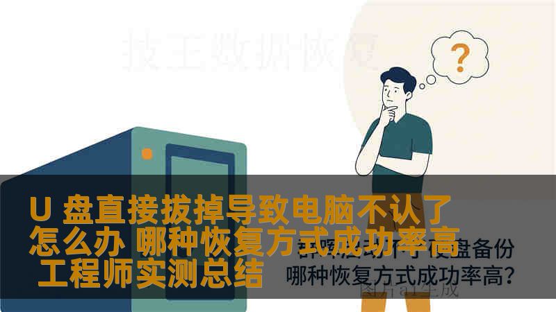 U 盘直接拔掉导致电脑不认了怎么办 哪种恢复方式成功率高 工程师实测总结