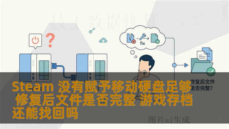 Steam 没有赋予移动硬盘足够 修复后文件是否完整 游戏存档还能找回吗