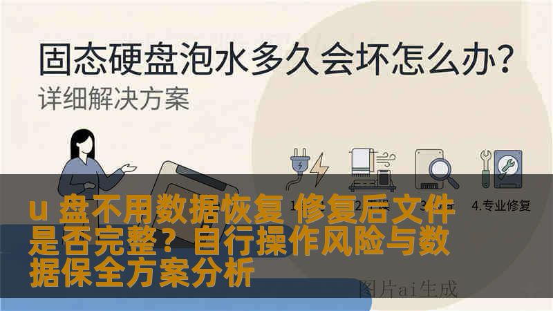 u 盘不用数据恢复 修复后文件是否完整？自行操作风险与数据保全方案分析