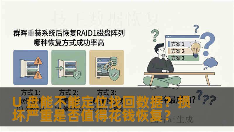 U 盘能不能定位找回数据？损坏严重是否值得花钱恢复？