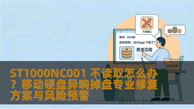 ST1000NC001 不读取怎么办？移动硬盘异响掉盘专业修复方案与风险预警