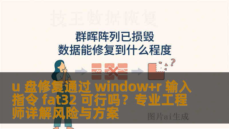 u 盘修复通过 window+r 输入指令 fat32 可行吗？专业工程师详解风险与方案