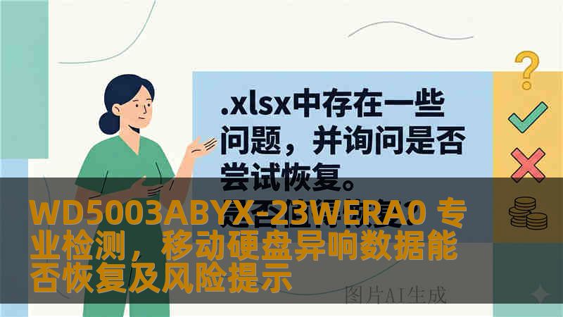 WD5003ABYX-23WERA0 专业检测，移动硬盘异响数据能否恢复及风险提示