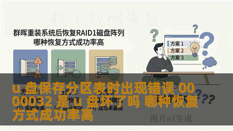 u 盘保存分区表时出现错误 0000032 是 u 盘坏了吗 哪种恢复方式成功率高