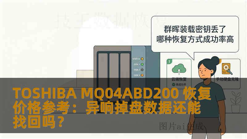 TOSHIBA MQ04ABD200 恢复价格参考：异响掉盘数据还能找回吗？
