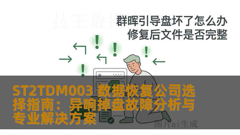 ST2TDM003 数据恢复公司选择指南：异响掉盘故障分析与专业解决方案