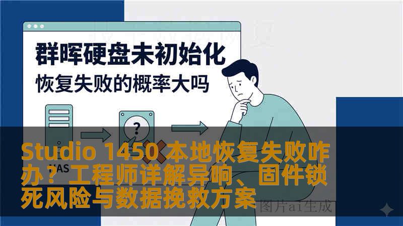 Studio 1450 本地恢复失败咋办？工程师详解异响、固件锁死风险与数据挽救方案