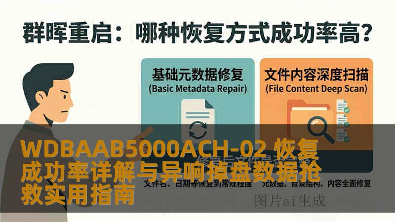 WDBAAB5000ACH-02 恢复成功率详解与异响掉盘数据抢救实用指南