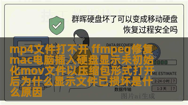 mp4文件打不开 ffmpeg修复mac电脑插入硬盘显示未初始化mov文件以压缩包形式打开后为什么显示文件已损坏是什么原因