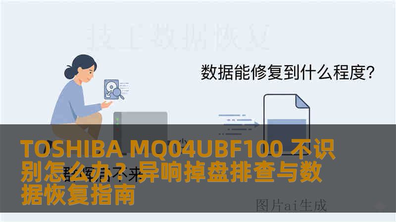 TOSHIBA MQ04UBF100 不识别怎么办？异响掉盘排查与数据恢复指南