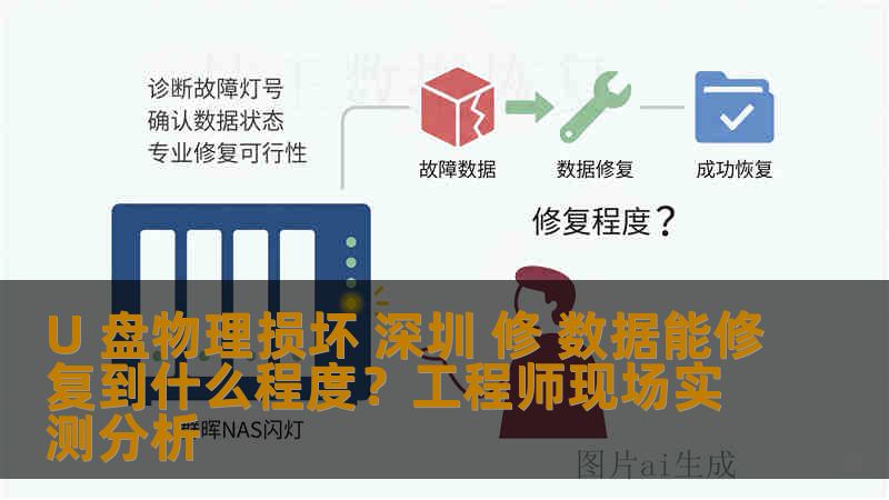 U 盘物理损坏 深圳 修 数据能修复到什么程度？工程师现场实测分析