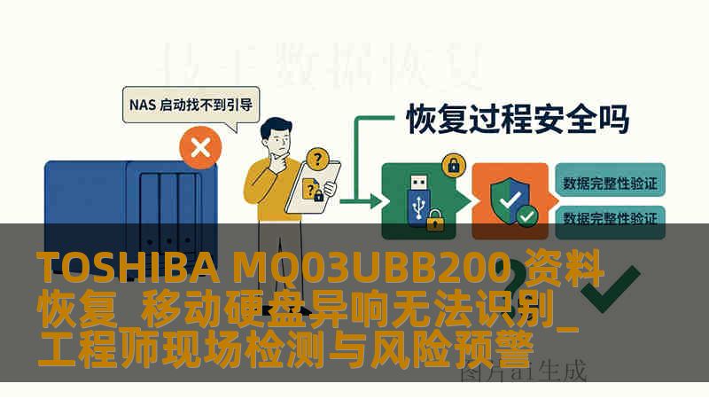 TOSHIBA MQ03UBB200 资料恢复_移动硬盘异响无法识别_工程师现场检测与风险预警