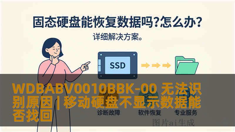 WDBABV0010BBK-00 无法识别原因 | 移动硬盘不显示数据能否找回
