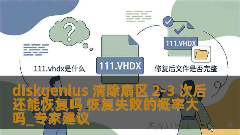diskgenius 清除扇区 2-3 次后还能恢复吗 恢复失败的概率大吗_专家建议