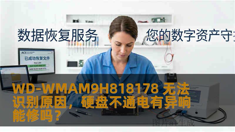 WD-WMAM9H818178 无法识别原因，硬盘不通电有异响能修吗？