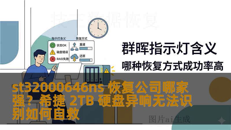 st32000646ns 恢复公司哪家强？希捷 2TB 硬盘异响无法识别如何自救